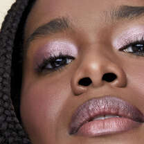 Model After Applyin Rose Water Eyeshadow